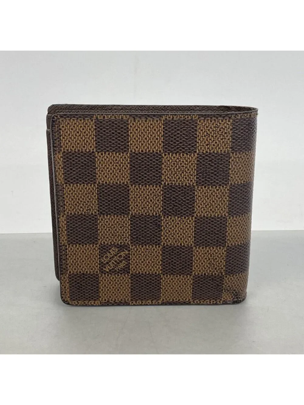 Louis Vuitton Wallet Damier Portefeuille Marco Ebene